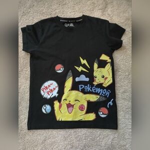 Pokemon Black and Yellow Pikachu Short Sleeve Tee